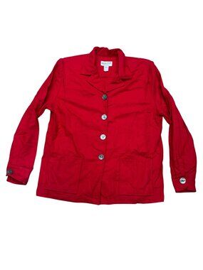 Pendleton Heritage Jacket Women Large Red Wool Limited Edition Made in USA  READ